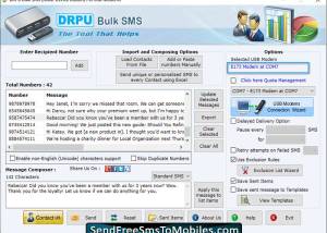 software - USB Modem Bulk SMS Software 6.0.1.2 screenshot