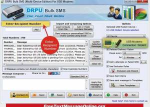 USB Modem Text Message Software screenshot