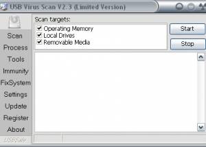 software - USB Virus Scan 2.4 screenshot