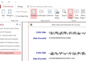 software - Access USPS Barcode Generator 16.05 screenshot