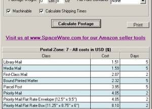 software - USPS Postage Rates and Tracking 1.0 screenshot