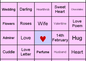 software - Valentine Bingo 1.00 screenshot