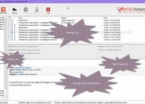 Vartika Exchange Recovery Software screenshot