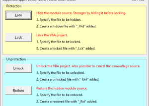 Full VBA Lock & Unlock screenshot