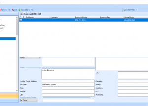 software - VCF Contact Viewer 3.0 screenshot