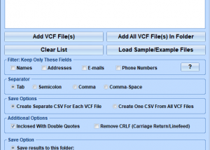 VCF To Gmail Converter Software screenshot