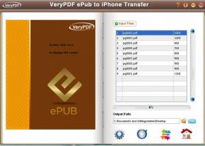 VeryPDF ePub maker screenshot