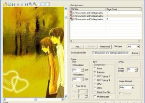 software - VeryPDF PDF to Image Converter 2.11 screenshot