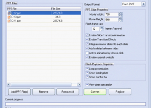 software - VeryPDF PowerPoint to Flash Converter 3.01 screenshot