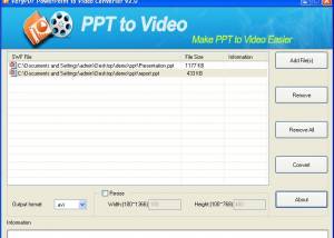 software - VeryPDF PowerPoint to Video Converter 2.0 screenshot