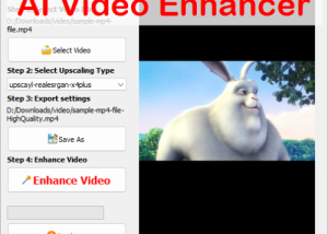 software - VeryUtils AI Video Enhancer 2.7 screenshot