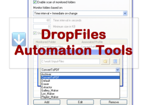 software - VeryUtils DropFiles Automation Tools 2.7 screenshot