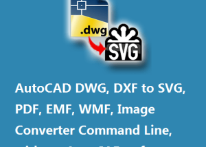 VeryUtils DWG to SVG Converter Command Line screenshot