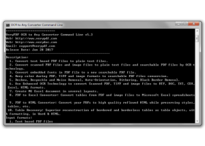 software - VeryUtils OCR to Office Converter Command Line 2.7 screenshot