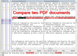 software - VeryUtils PDF Comparer 2.7 screenshot