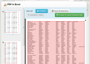 software - VeryUtils PDF to Excel Converter 2.7 screenshot