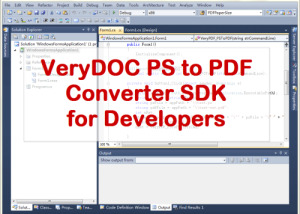 software - VeryUtils PS to Image Converter Command Line 2.7 screenshot
