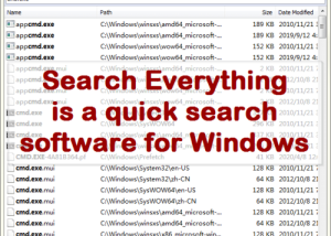 software - VeryUtils Search Everything 2.7 screenshot