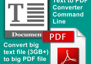 VeryUtils Text to PDF Converter Command Line screenshot