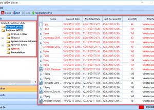 software - VHD File Explorer 9.0 screenshot
