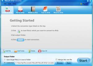 software - Vibosoft ePub Converter 2.1.5 screenshot