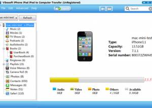 software - Vibosoft iPad/iPhone/iPod Transfer 2.1.4 screenshot