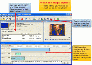 software - Video Edit Magic Express 4.11 screenshot