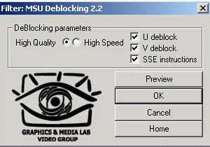 software - Video MSU Deblocking VirtualDub plugin 2.2 screenshot