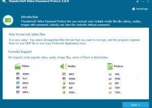 software - Video Password Protect 4.0.0.6714 screenshot