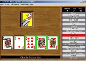 Video-Poker Tutor screenshot