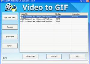 Video to GIF Animation Converter screenshot