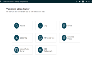 software - VideoSolo Video Cutter 1.0.8 screenshot