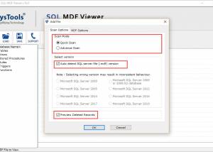 software - View MDF File Wthout SQL Server 11.0 screenshot