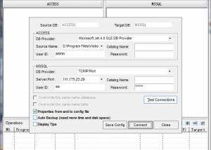 Viobo Access to MSSQL Data Migrator Pro. screenshot