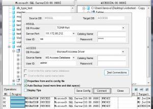 software - Viobo MSSQL to Access Data Migrator Bus. 1.0 screenshot