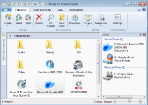 software - Virtual CD 10.7.0.0 screenshot