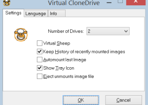 Virtual CloneDrive screenshot