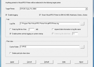 software - Virtual IPDS Printer 2.1 screenshot