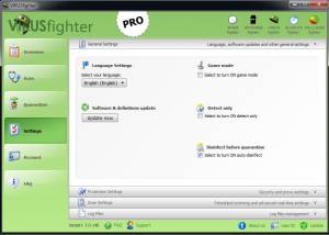 VIRUSfighter VISTA screenshot