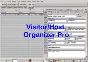 software - Visitor/Host Organizer Pro 3.2b screenshot