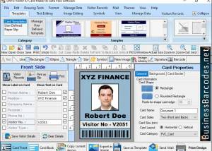 software - Visitors ID Card Maker Utility 9.8.7.1 screenshot