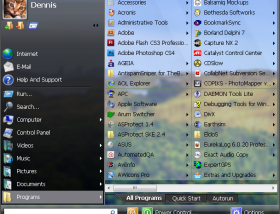 software - Vista Start Menu SE 2.4 screenshot