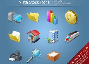 Vista Stock Icons screenshot