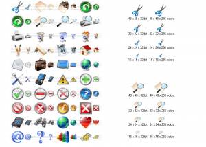 Vista Toolbar Icons screenshot