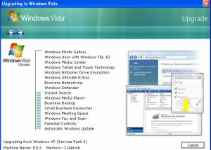 Vista Upgrade Prank screenshot