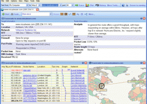 software - VisualRoute 2010 14.0l screenshot