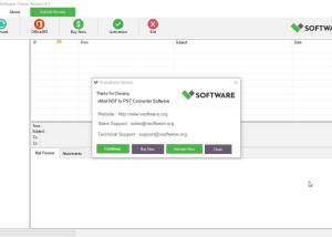software - vMail NSF to PST Converter 5.5 screenshot