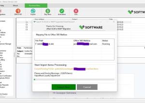 vMail OLM to IMAP Migration screenshot