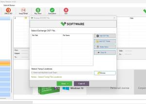 software - vMail OST to PST Converter 12.0 screenshot