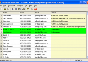 Voicent BroadcastByPhone Autodialer screenshot